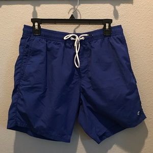 Dark Blue Swim Trunks